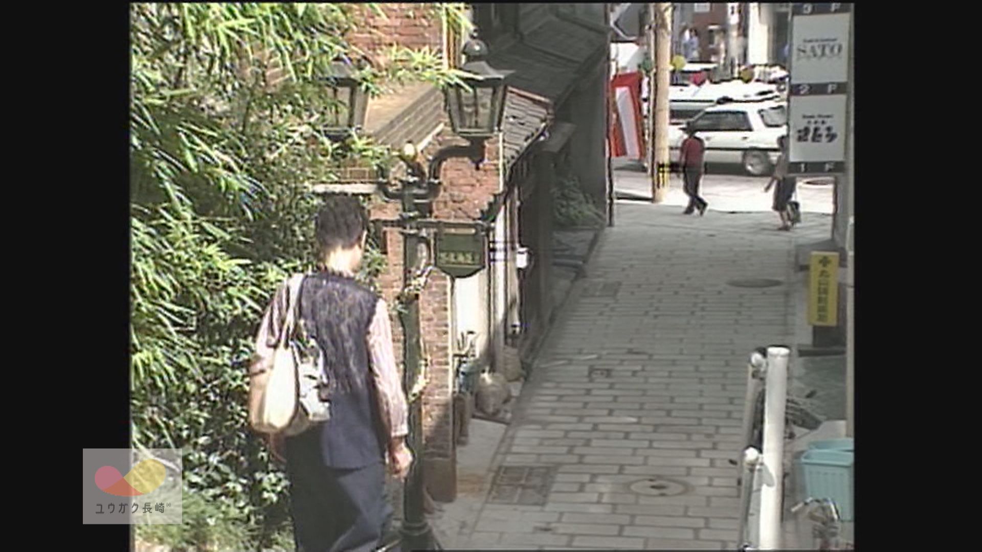 思案橋周辺歩道の「石畳」完成！ガス灯も設置～昔ながらの風情よみがえる 　イメージ